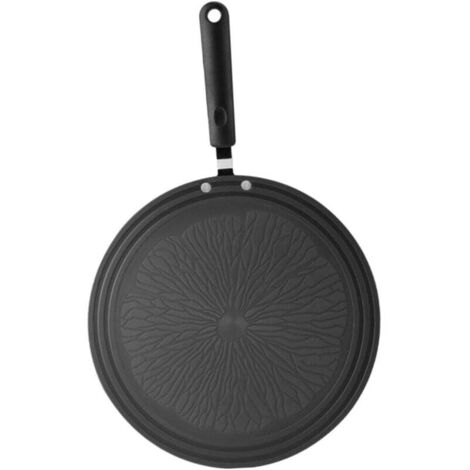 Diffuseur de chaleur amélioré, facile à nettoyer et à ranger, texture citron, convient aux cuisinières à gaz, 24 cm (1/4)