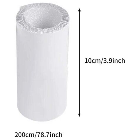 Ruban antidérapant pour escaliers, échelles, intérieur, extérieur, 10 cm x 200 cm, noir (1/4)