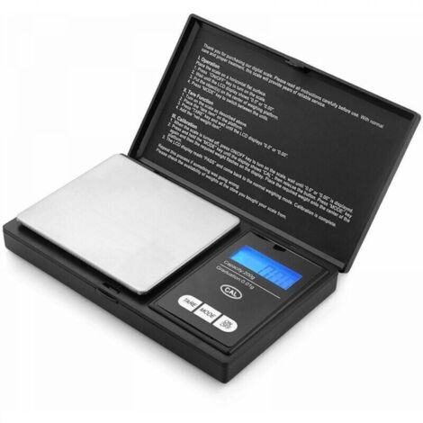 Balance de poche 200g x 0.01g, balance de précision de cuisine, affichage LCD, fonction tare. Portable et précise. (1/4)