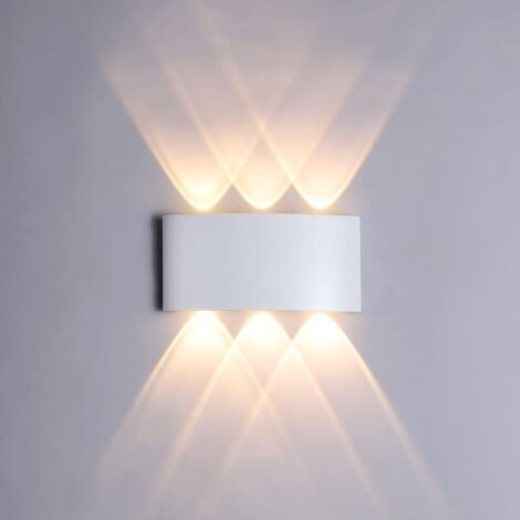Applique Murale LED 6W Étanche IP65 - Blanc Chaud 3000K - Décorative pour Chambre, Couloir, Salon, Escalier, Hôtel, Bar (1/4)