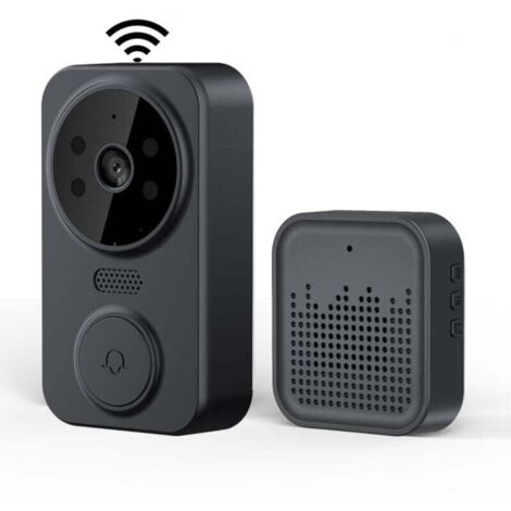 Sonnette vidéo sans fil intelligente - Interphone de sécurité - Caméra haute définition - Surveillance domestique. (1/4)