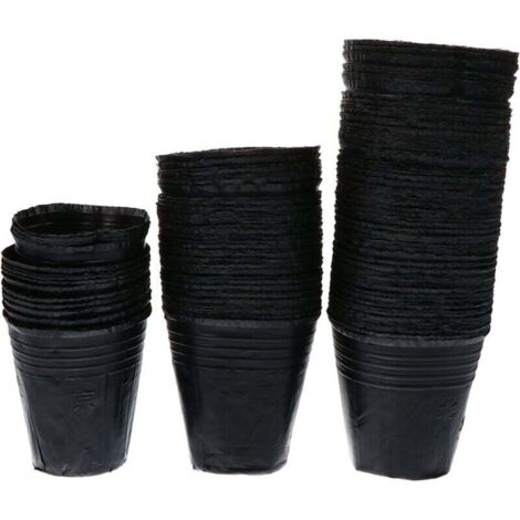 500 Pièces en Plastique Plants Plantes Pots de Pépinière de Semis en Plastique de Départ Plante Pot De Fleur Repiquage Planteur Contenant Starting Plateaux Jardin Outil H140 (1/4)