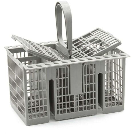 Universal Grand espace Panier à couverts pour lave-vaisselle Hotpoint 99673-8729, C00257140, C00386607 Gris, pièces détachées pour lave-vaisselle panier à couverts panier à couverts lave-vaisselle (1/4)