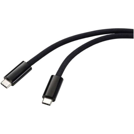 Trywise Câble USB USB4™ USB-C® mâle, USB-C® mâle 2.00 m noir torsadé par paire RF-6056888 V561113 (1/4)