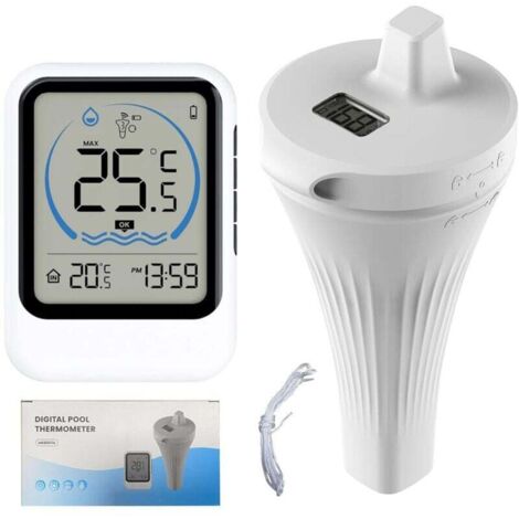 Thermomètre Piscine – Design Ludique – Étanche – Portable – Pour Piscine, Lac, Douche – Lecture Facile