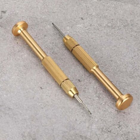 Manche en cuivre pour tournevis, tournevis universel cruciforme et plat, outil de réparation de lunettes (1/3)
