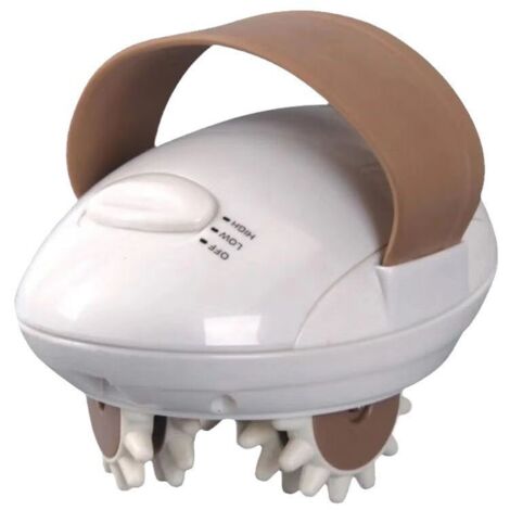 Massager électrique portable pour tout le corps, appareil de massage des épaules et du cou, machine de décomposition des graisses, massager mini 3D à rouleaux (1/2)