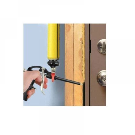 Pistolet à Mousse PU Professionnel 70MPa – Métal + Alu – Débit 10L/min – Orange