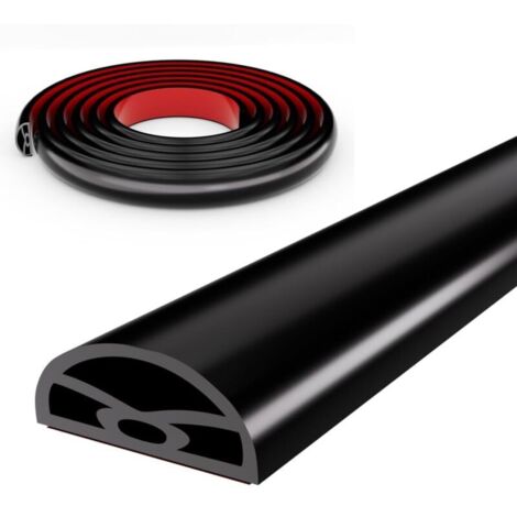 Bande de seuil de douche noire de 39 pouces, protection anti-éclaboussures auto-adhésive et pliable pour cabine de douche à l'italienne, convient aux salles de bains et aux cuisines.