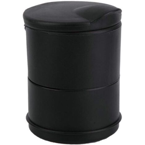 Cendrier Voiture Automatique Avec LED - Mini Poubelle Portable Pour Cendres Et Mégots, TRIXES