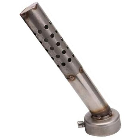 Silencieux Échappement Moto Universel Amovible 54,5 Mm - Réduction Bruit Acier Inox
