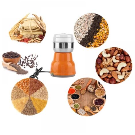 Moulin à Café Électrique Polyvalent 200W – Grains, Épices, Herbes, Noix – Couvercle Transparent – KESOTO