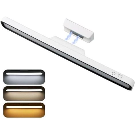 Lampe LED rechargeable de 32 cm, lampe d'intérieur rechargeable, lampe LED rechargeable USB de 3000 mAh, adaptée aux armoires et aux placards. (1/4)