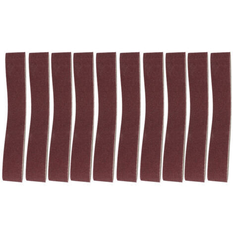 10 pièces 27x2 pouces bande abrasive en oxyde d'aluminium 686x50mm bande Abrasive pour bois métal mou (120) (1/5)