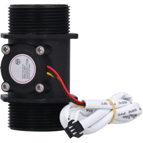 Capteur de débit d'eau pour débitmètre à turbine de hall de piscine 47 mm YF‑DN40 DC 3,5‑24 V (1/5)