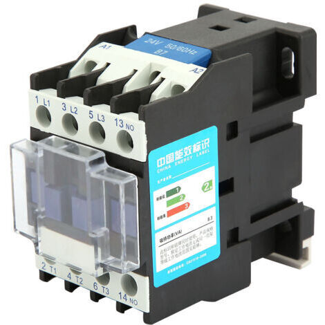 Contacteur électrique industriel de contacteur de bâti de rail de CJX2-1210 (24V AC) (1/5)