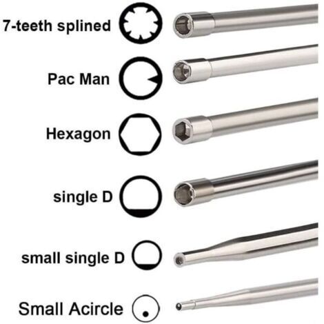Nannigr Lot de 12 Outils de réglage de carburateur avec Tournevis acircle pour Petit Moteur 2 Temps pour Husqvarna pour STHIL pour débroussailleuse Echo tronçonneuse (1/3)