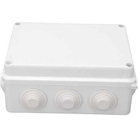 Boîte de jonction boîtier électrique ABS IP65 étanche 150x110x70mm boîtier d'alimentation pour l'extérieur (1/5)