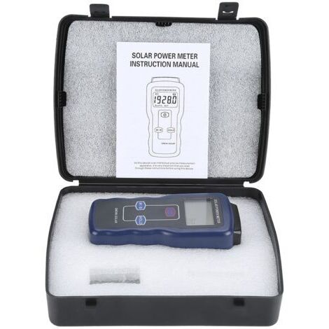 Montage d'énergie solaire, W / m² / BTU Energy Tester Radiation for Meteorology Mesurement (1/5)