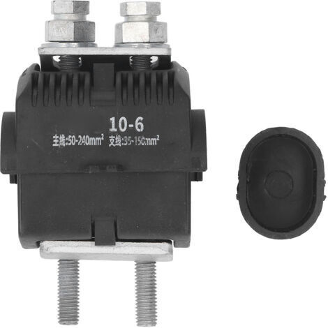 Connecteur de perçage d'isolation au-dessus du sol 10KV, pince de mise à la terre d'épissure de câble haute et basse tension JBC10-6