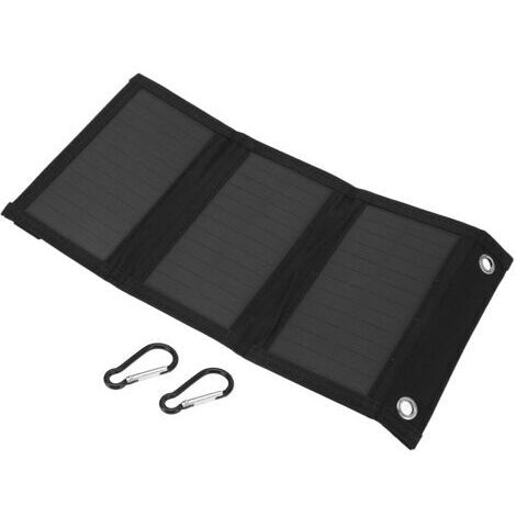 Panneau solaire pliable 8W, sortie USB, étanche, résistant aux déchirures, chargeur Portable en Nylon pour l'extérieur (1/5)