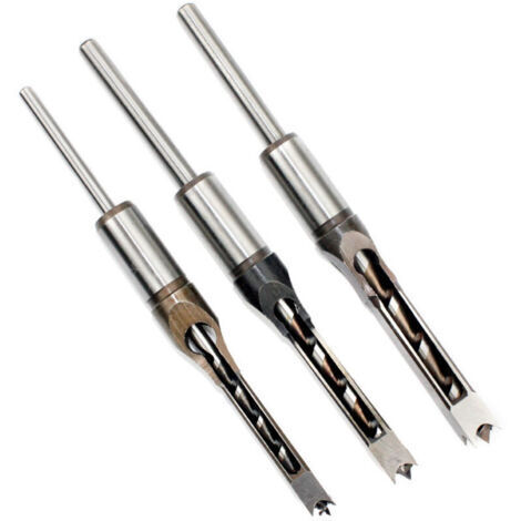 Foret à trou carré, haute dureté, ciseau à mortaiser efficace pour le travail du bois, 6.4mm/1,4 pouces