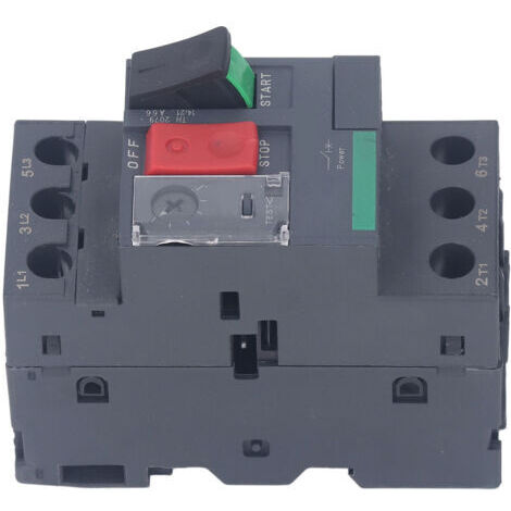 Disjoncteur moteur sur rail 35 mm, type thermomagnétique, protection contre les surcharges moteur, 690 V CA, GV2-ME07, 1,6-2,5 A (1/5)