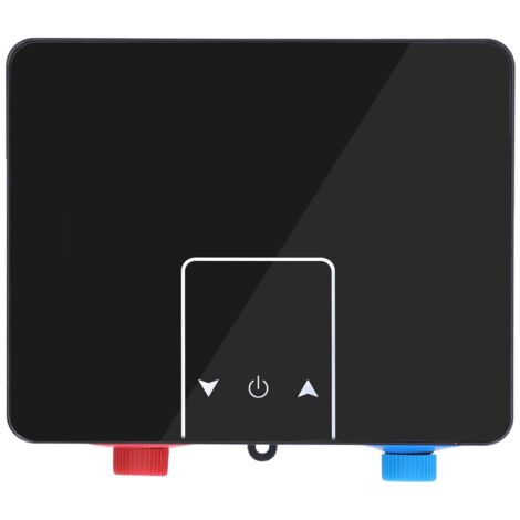Chauffe eau electrique Nannigr chauffe eau instantane mural 220V 5.5kW avec affichage LED, réglage de la température à 3 niveaux,télécommande pour la maison, la cuisine, la salle de bain