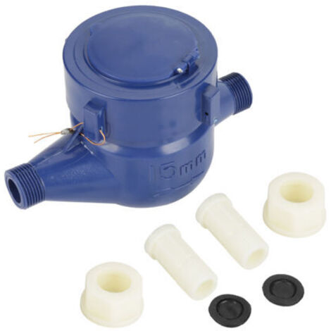 Compteur d'eau rotatif à 360 °, compteur de froid librement réglable, pour le jardin et la maison (1/5)