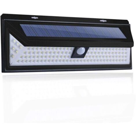 Applique solaire-118 Led Lampe Solaire 1000 Lumens Applique Mural Pir Mouvement Capteur Ip65 Etanche Jardin Exterieur..dyk.Trywise (1/4)