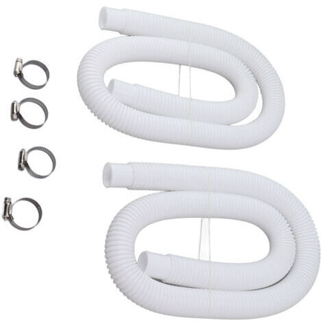 Tuyaux de rechange avec colliers de serrage pour pompes de piscine de 130, 135, 150 et 4 000 litres,de dyk.Trywise (1/4)
