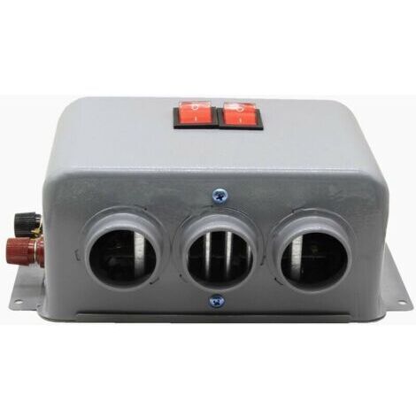 800W 12V Chauffage de Voiture Compact Chauffage de Voiture 3 Trous Hiver Chauffage Rapide Chauffage Dégivrage Faible Bruit,de dyk.Trywise (1/4)