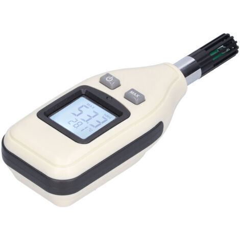 Thermomètre et hygromètre numérique, haute précision, température et humidité, avec écran LCD rétroéclairé(pile non incluse),de dyk.Trywise (1/4)