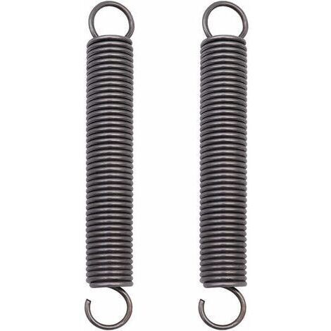 2 Pièces Ressort de Traction Acier Ressort Comprimé étendu Ressorts à Double Crochet,2x18x150mm