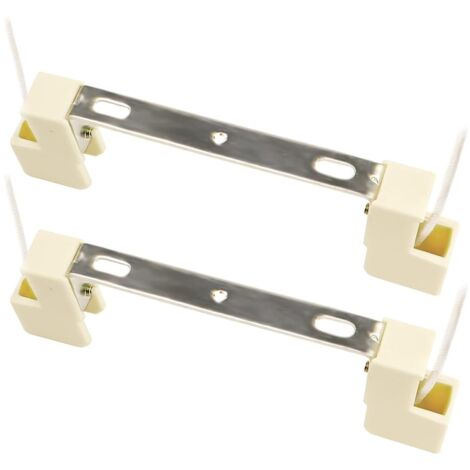 LaBlanc - lot de 2 Douille pour Lampe R7S 118mm Halogène et Ampoule LED R7S, AC 100-240V, R7S J118 Linéaire Base Support Céramique pour Lampe Projecteur/Applique/Plafonnier (1/5)