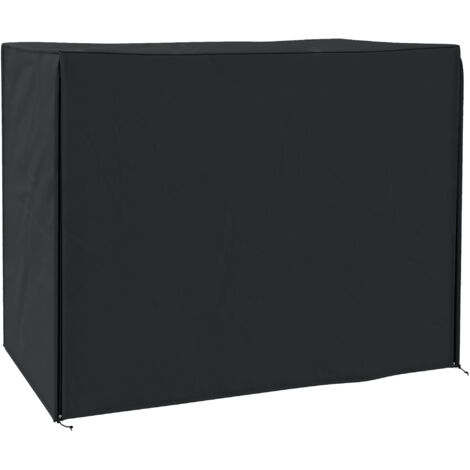 Housse pour balançoire 220 × 125 × 172 cm, résistante aux UV et à l’eau — noir, en tissu Oxford (1/4)