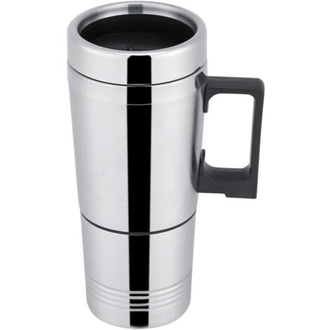 Bouilloire Électrique 12 V pour Voiture – Bouilloire Portable en Acier Inoxydable de 300 ml, Idéale pour Café, Thé ou Eau Chaude en Déplacement (1/5)