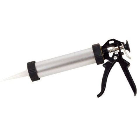 Pistolet à jointure en aluminium – 300 ml, pour silicone, mastic et adhésifs, résistant et ergonomique, idéal pour chantier et bricolage (1/5)