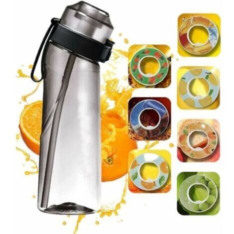 Gabrielle – Bouteille Air Up 650 ml – Gourde avec goût – Kit de démarrage 7 capsules – Anti-fuite pour gym et extérieur – Plastique alimentaire sans BPA