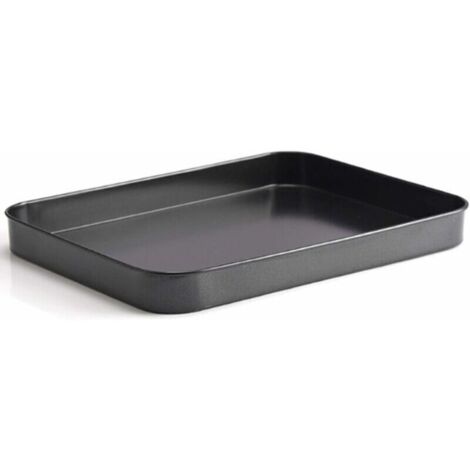 GABRIELLE Mini plaque de cuisson en acier inoxydable - Petit moule à four - Rectangulaire - Pour pâtisserie, cuisson et service - 24,6 x 18,8 x 2,3 cm (1/5)