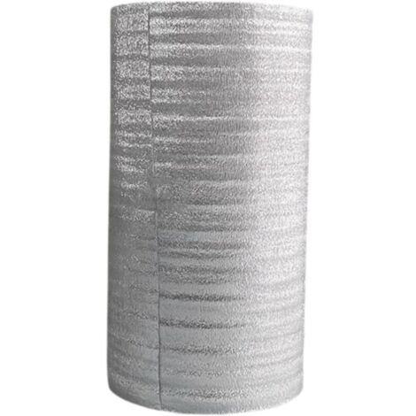 Feuille isolante réfléchissante auto-adhésive, 3 mm d’épaisseur, film aluminium thermoréfléchissant, idéal pour le transport de fruits, 40 cm × 10 m (1/4)