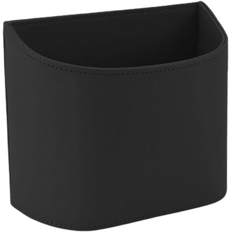 Poubelle de voiture à porte, design élégant avec finition en cuir synthétique, étanche et portable – Compatible avec voitures, SUV et véhicules modernes (1/5)