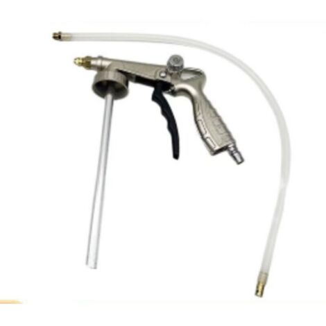 Pistolet à air comprimé silencieux avec tuyau flexible – Idéal pour l’entretien automobile, la carrosserie et les camions (garage professionnel ou usage domestique) (1/4)
