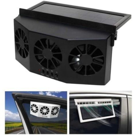 Ventilateur d’échappement pour voiture solaire, ventilateur de radiateur et de ventilation automobile, silencieux et résistant aux intempéries (1/4)