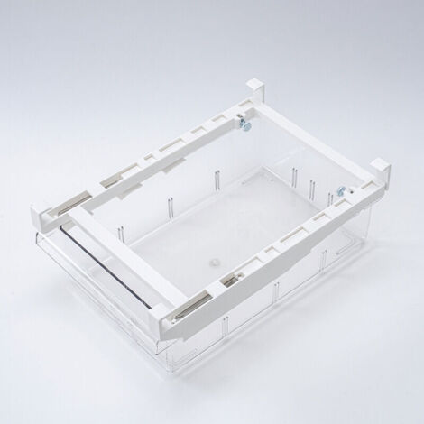 Boîte de rangement transparente pour réfrigérateur – Boîte coulissante avec compartiment unique (30,5 × 20 × 9,5 cm) – Adaptée aux étagères standards – Idéale pour fruits, légumes, fromages et restes (1/5)