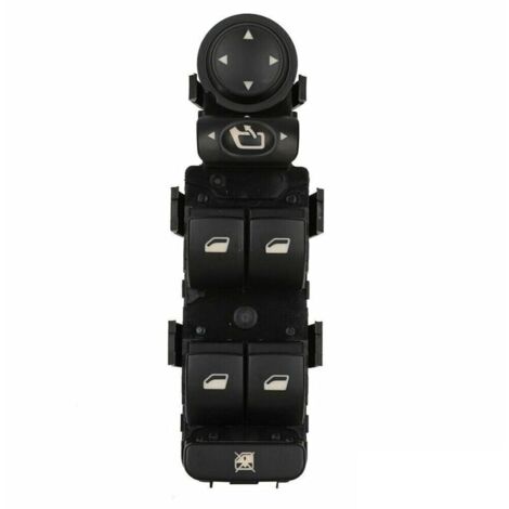 Interrupteur de vitre électrique avant gauche pour Peugeot 407, 307, 308, Citroën C4, C5 (2004–2015), compatible avec système d’ouverture/fermeture manuel et électrique