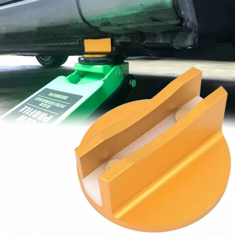 Adaptateur magnétique pour rail de châssis – Support de cric pour plancher de véhicule, compatible avec systèmes de levage sur rail, fixation sécurisée par aimant puissant dengyankun (1/5)