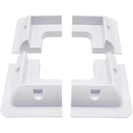 Lot de 4 supports de montage pour panneau solaire - Sans perçage - Résistant aux UV - Largement utilisés sur les toits de camping-car, bateaux, caravanes, camping-cars (1/5)