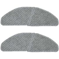 Lot de 2 serpillères en polyester pour aspirateur robot