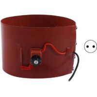 Chauffe-fût avec Thermostat, Chauffe-fût 50L, Chauffe-fût à 1200W 30-150℃ avec Thermostat 250mm X 1140mm (Prise UE 220V)
